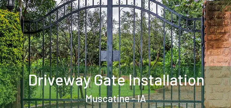 Driveway Gate Installation Muscatine - IA